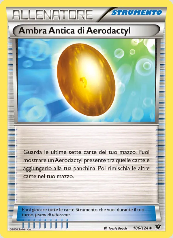 Image of the card Ambra Antica di Aerodactyl