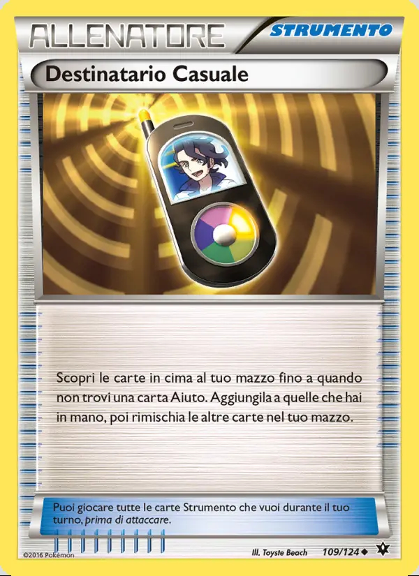 Image of the card Destinatario Casuale