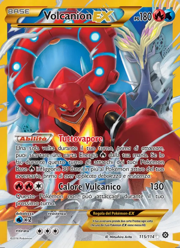 Image of the card Volcanion EX