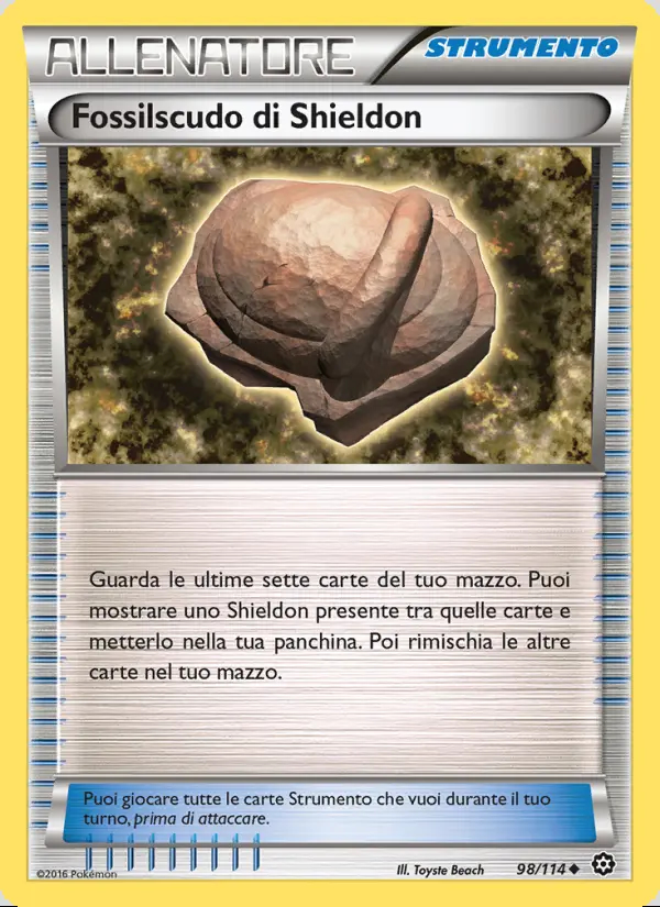 Image of the card Fossilscudo di Shieldon
