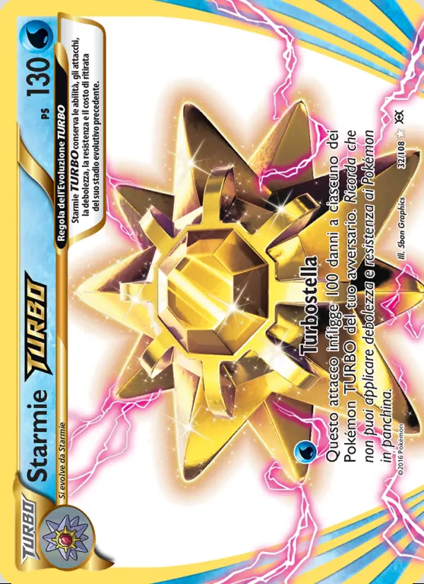 Image of the card Starmie TURBO