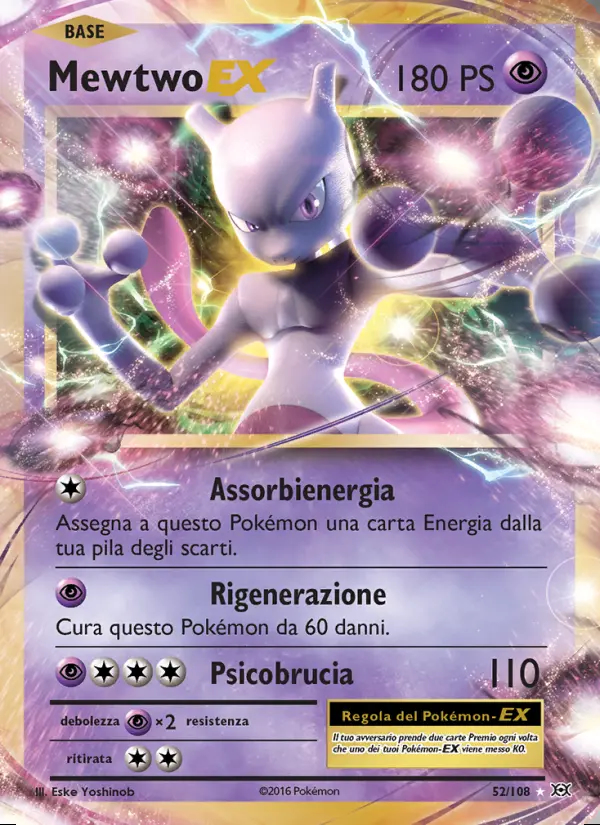 Image of the card Mewtwo EX