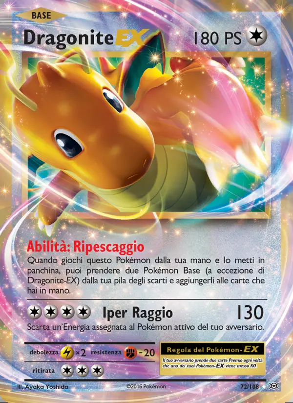 Image of the card Dragonite EX