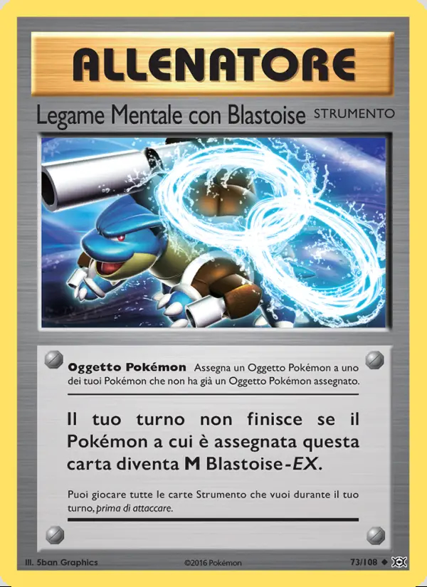 Image of the card Legame Mentale con Blastoise