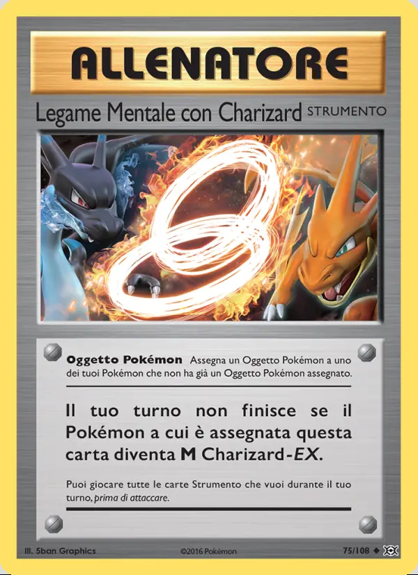 Image of the card Legame Mentale con Charizard
