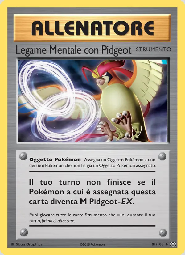 Image of the card Legame Mentale con Pidgeot