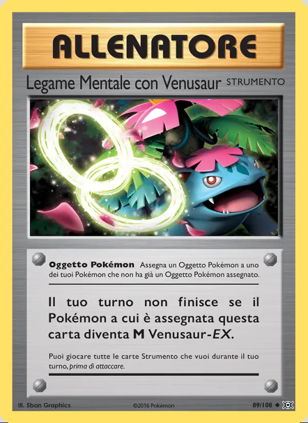 Image of the card Legame Mentale con Venusaur