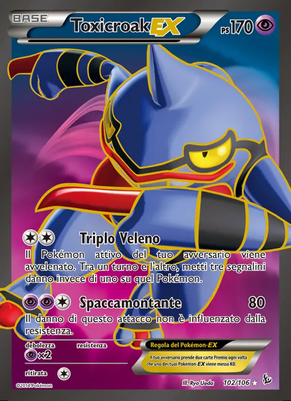 Image of the card Toxicroak EX