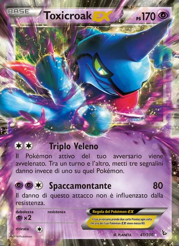 Image of the card Toxicroak EX