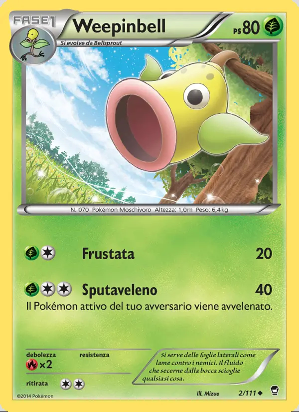 Image of the card Weepinbell