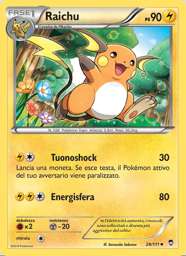 Image of the card Raichu