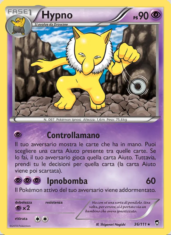 Image of the card Hypno