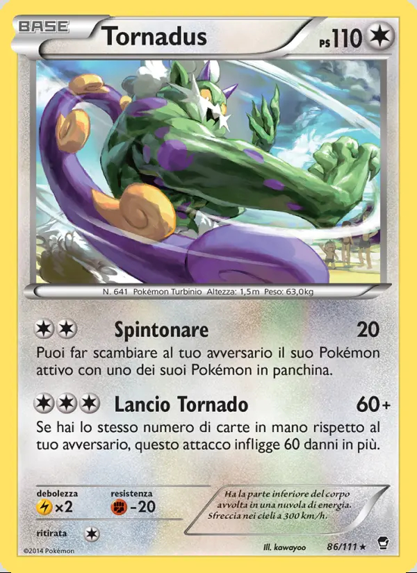 Image of the card Tornadus