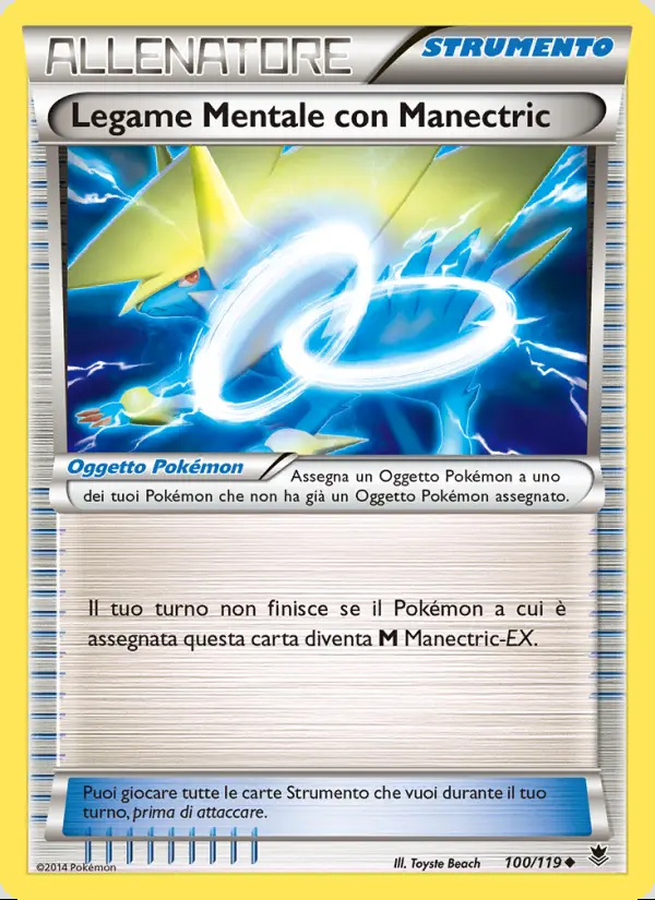 Image of the card Legame Mentale con Manectric