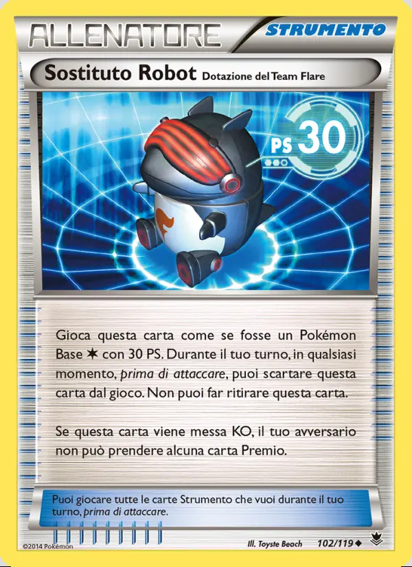Image of the card Sostituto Robot [Dotazione del Team Flare]