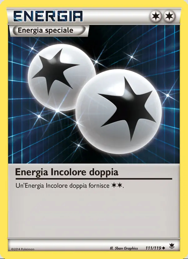 Image of the card Energia Incolore doppia