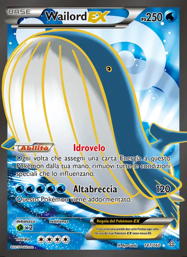 Image of the card Wailord EX