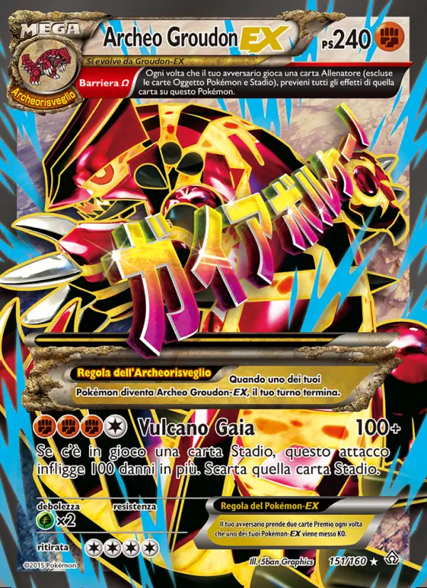 Image of the card Archeo Groudon EX