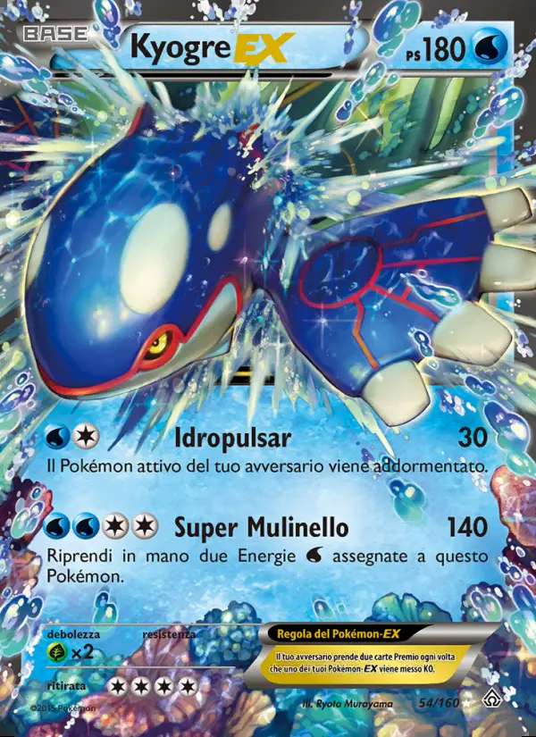 Image of the card Kyogre EX