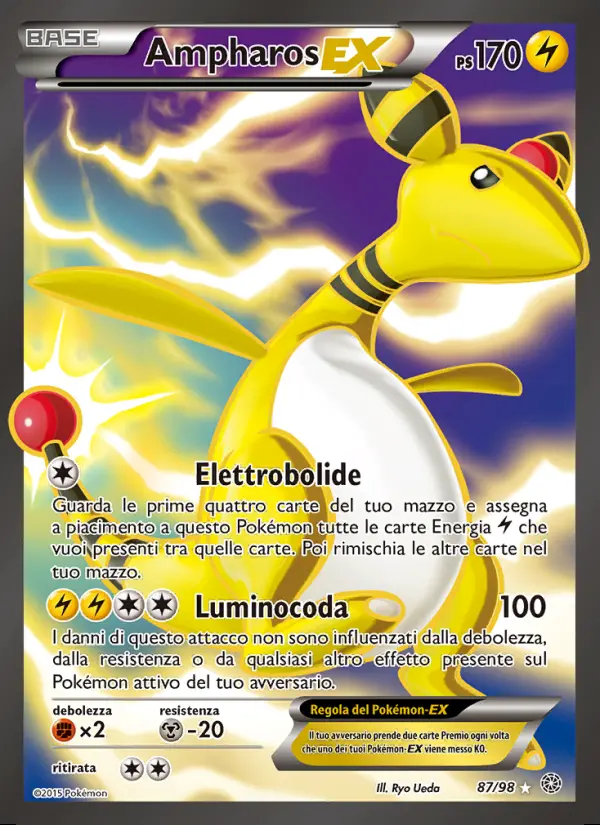 Image of the card Ampharos EX