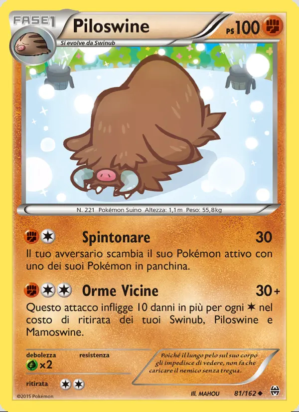 Image of the card Piloswine