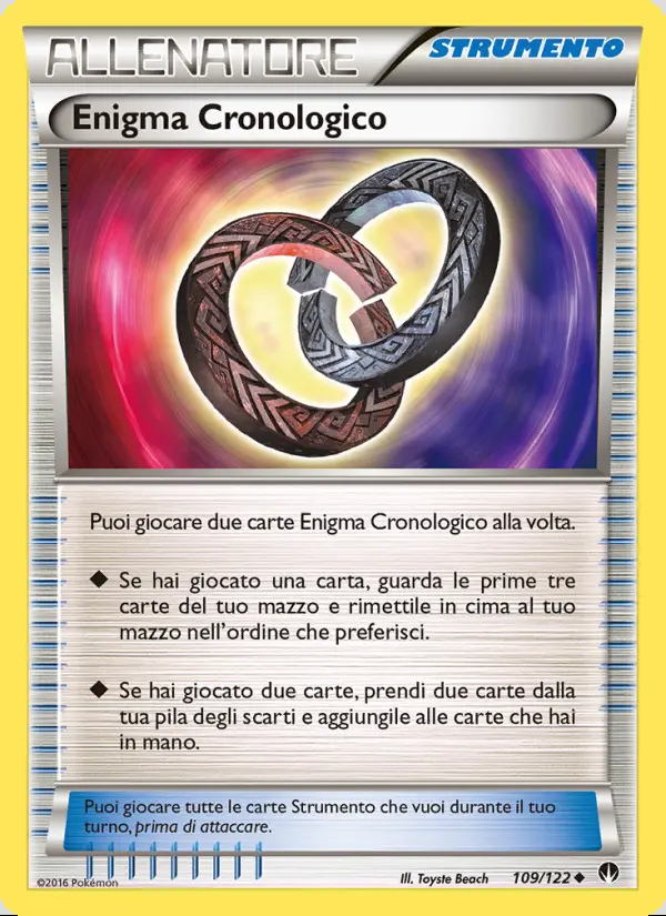Image of the card Enigma Cronologico