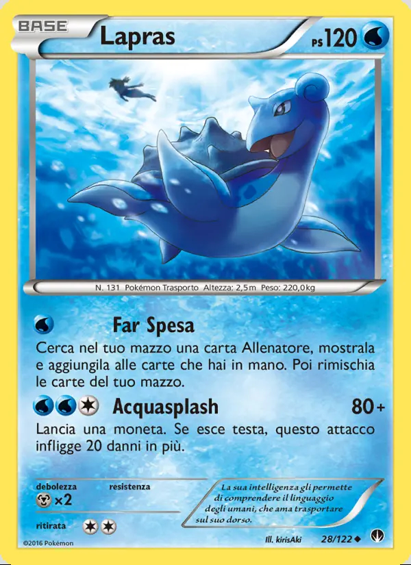 Image of the card Lapras