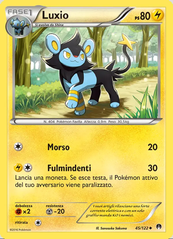 Image of the card Luxio