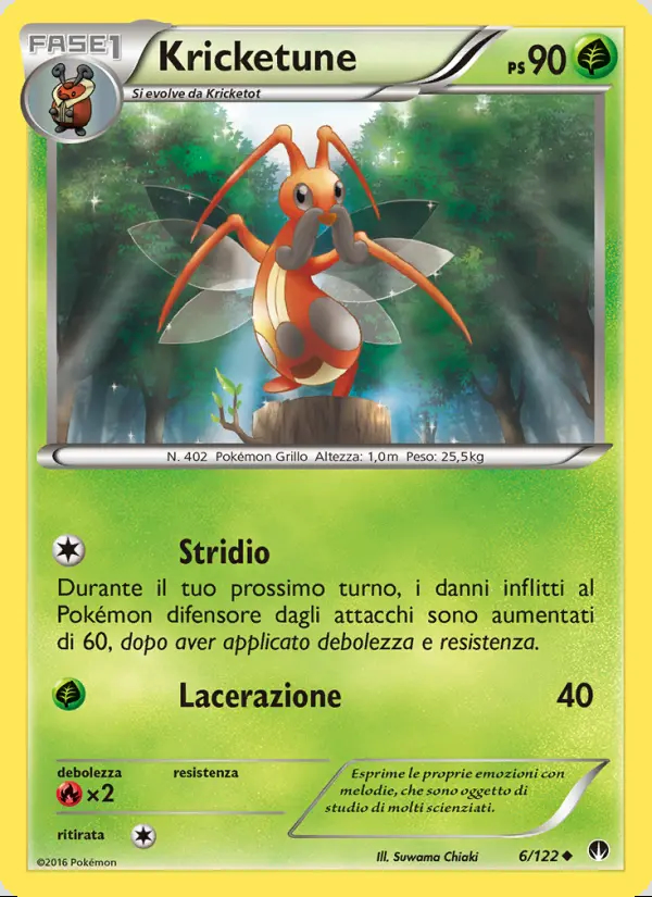 Image of the card Kricketune