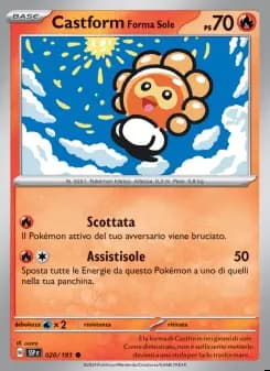 Image of the card Castform Forma Sole